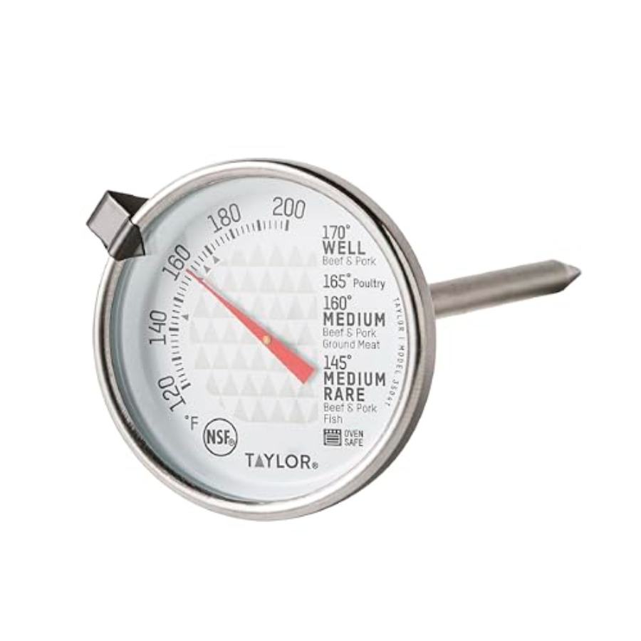 Leave-in Meat Oven Safe Analog - Oven Thermometer Analog reseña y precio