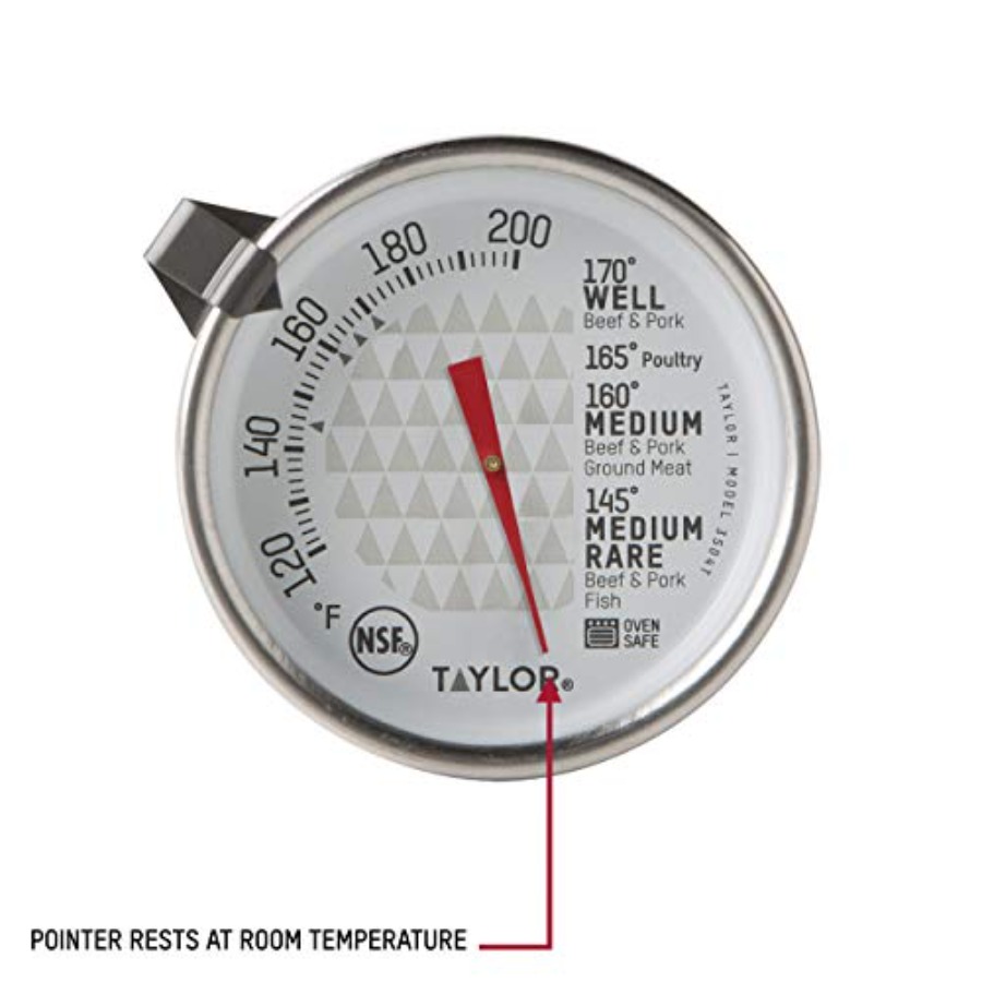 Leave-in Meat Oven Safe Analog - Oven Thermometer Analog reseña y precio