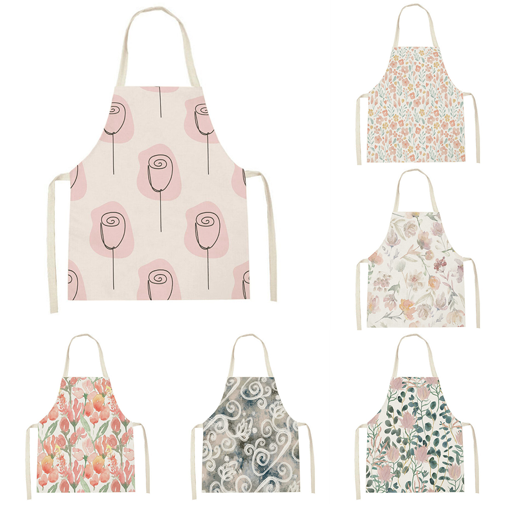 Pink tulip kitchen apron Clean - Baking Kitchen For Kids reseña y precio