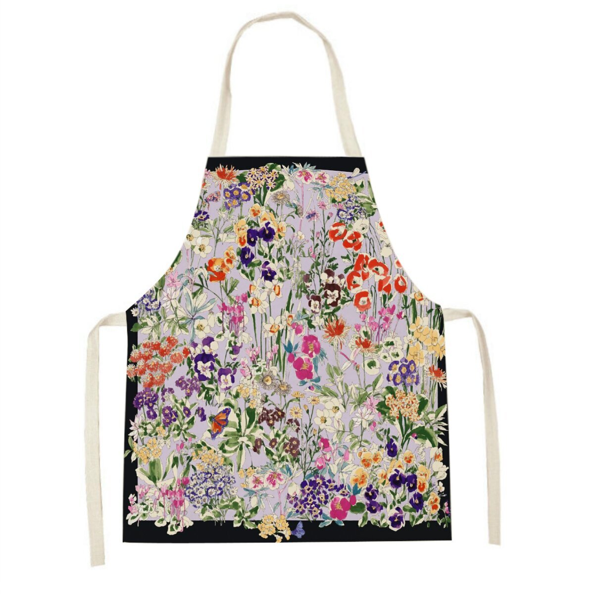 Pink tulip kitchen apron Clean - Baking Kitchen For Kids reseña y precio