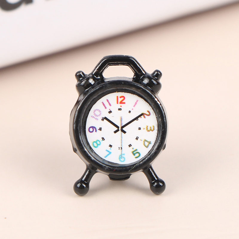 1PC 1:12 Scale Alarm Clock Dol - Miniature Baking Kitchen reseña y precio