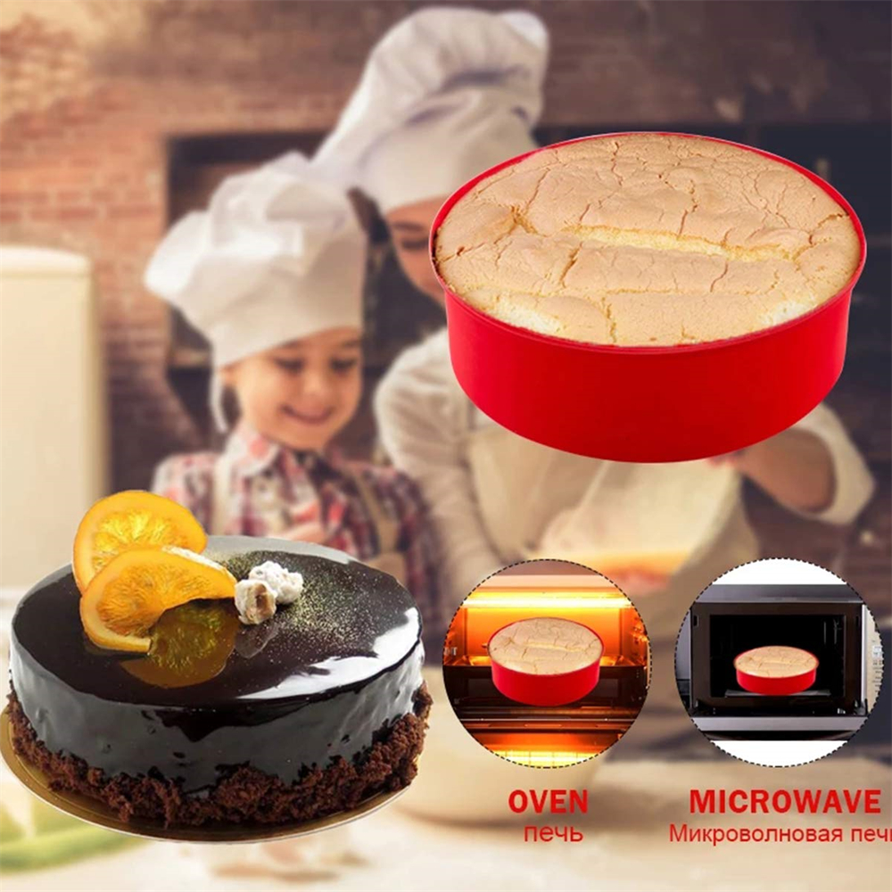Round Silicone Cake Pan Baking - Springform Pan Set reseña y precio