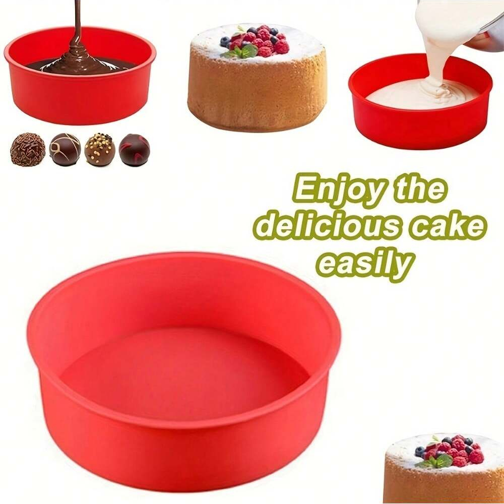 Round Silicone Cake Pan Baking - Springform Pan Set reseña y precio