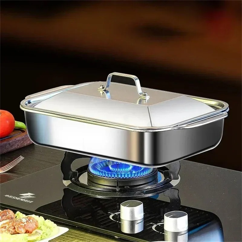Stainless Steel Baking Pan Cak - Kitchen Baking Tray reseña y precio