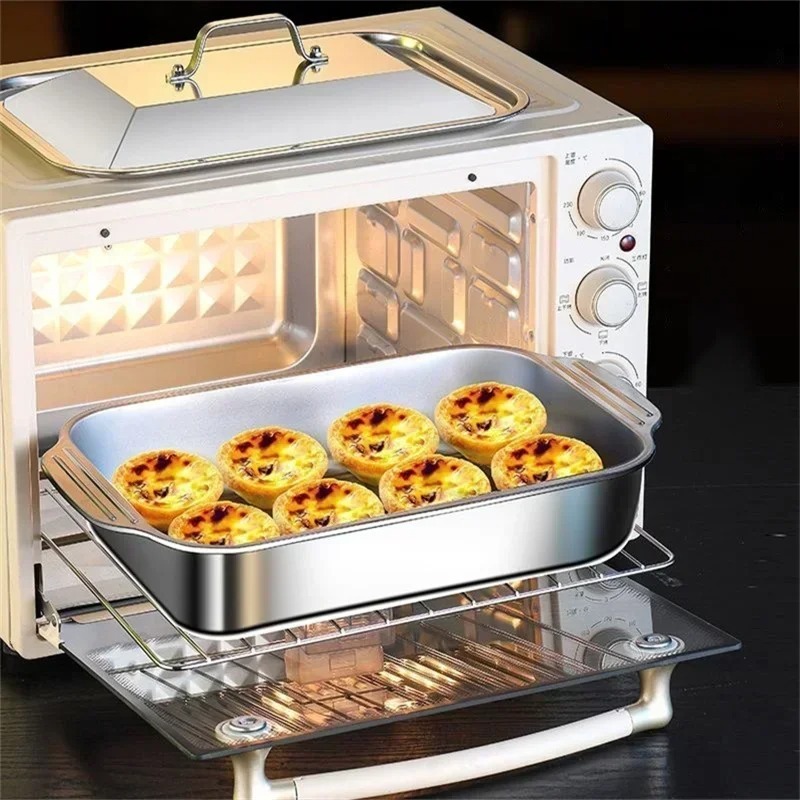Stainless Steel Baking Pan Cak - Kitchen Baking Tray reseña y precio