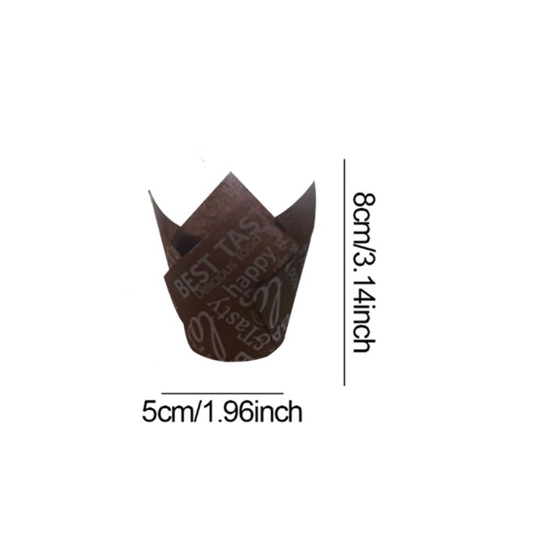 50Pcs/100Pcs Coffee-Themed Tul - Kitchen Paper For Baking reseña y precio
