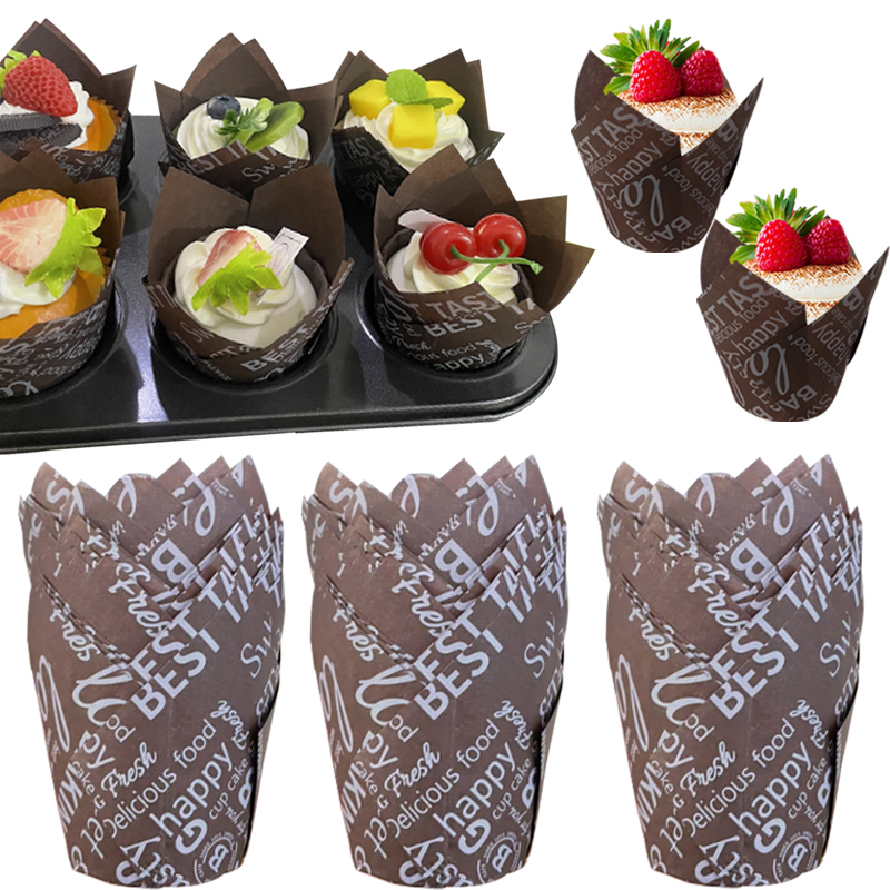50Pcs/100Pcs Coffee-Themed Tul - Kitchen Paper For Baking reseña y precio