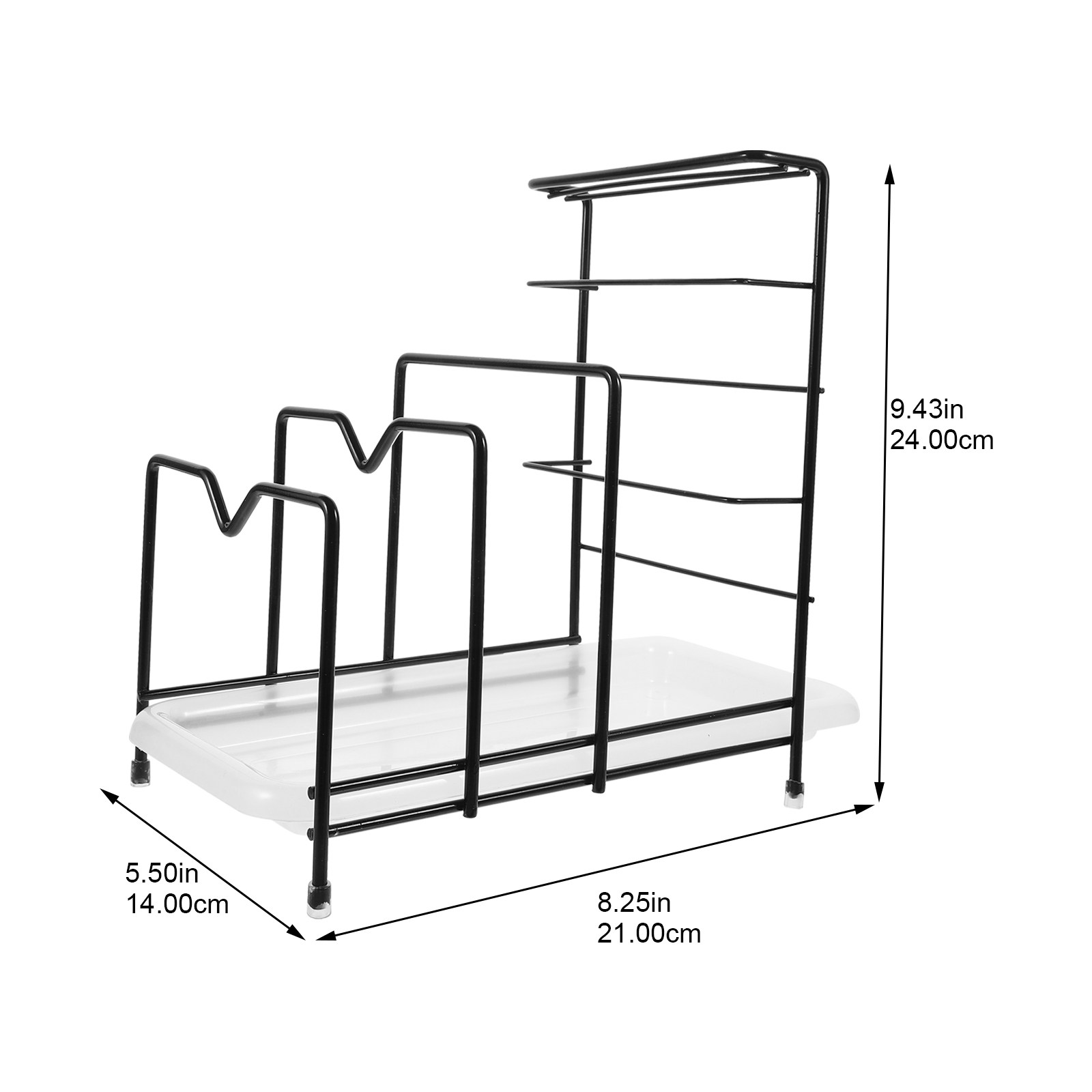 Pot Lid Rack Cutting Board Org - Kitchen Baking Tray Rack reseña y precio