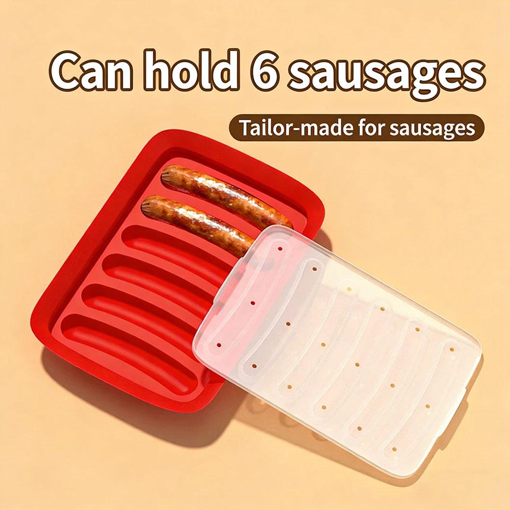 6-Cavity Silicone Sausage Make - Baking Kitchen For Kids reseña y precio
