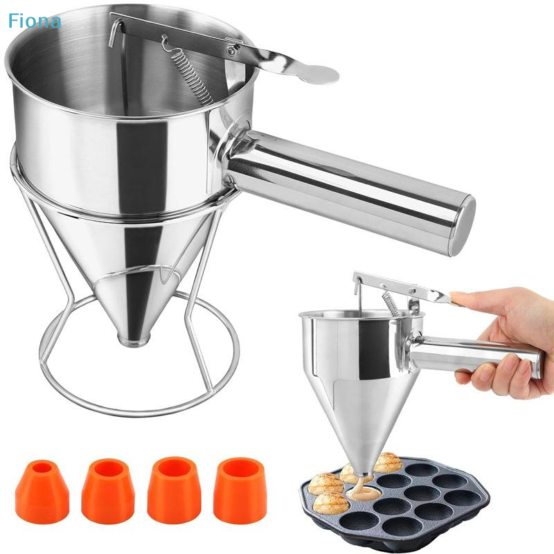 ✔Stainless Steel Funnel Dispen - Kitchen Baking Tray Rack reseña y precio