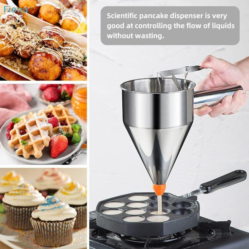✔Stainless Steel Funnel Dispen - Kitchen Baking Tray Rack reseña y precio