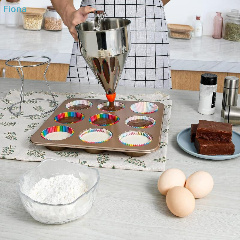 ✔Stainless Steel Funnel Dispen - Kitchen Baking Tray Rack reseña y precio