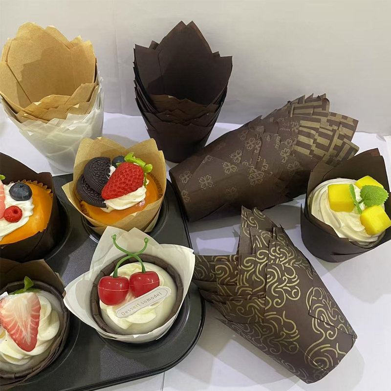 50Pcs/100Pcs/200Pcs Tulip Cake - Kitchen Paper For Baking reseña y precio