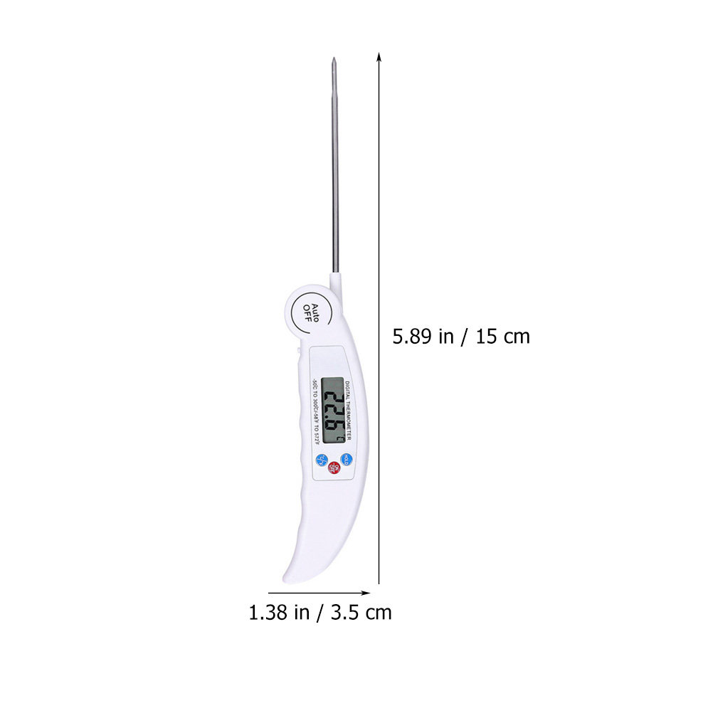 Folding Food Thermometer Stain - Kitchen Baking Cooking reseña y precio