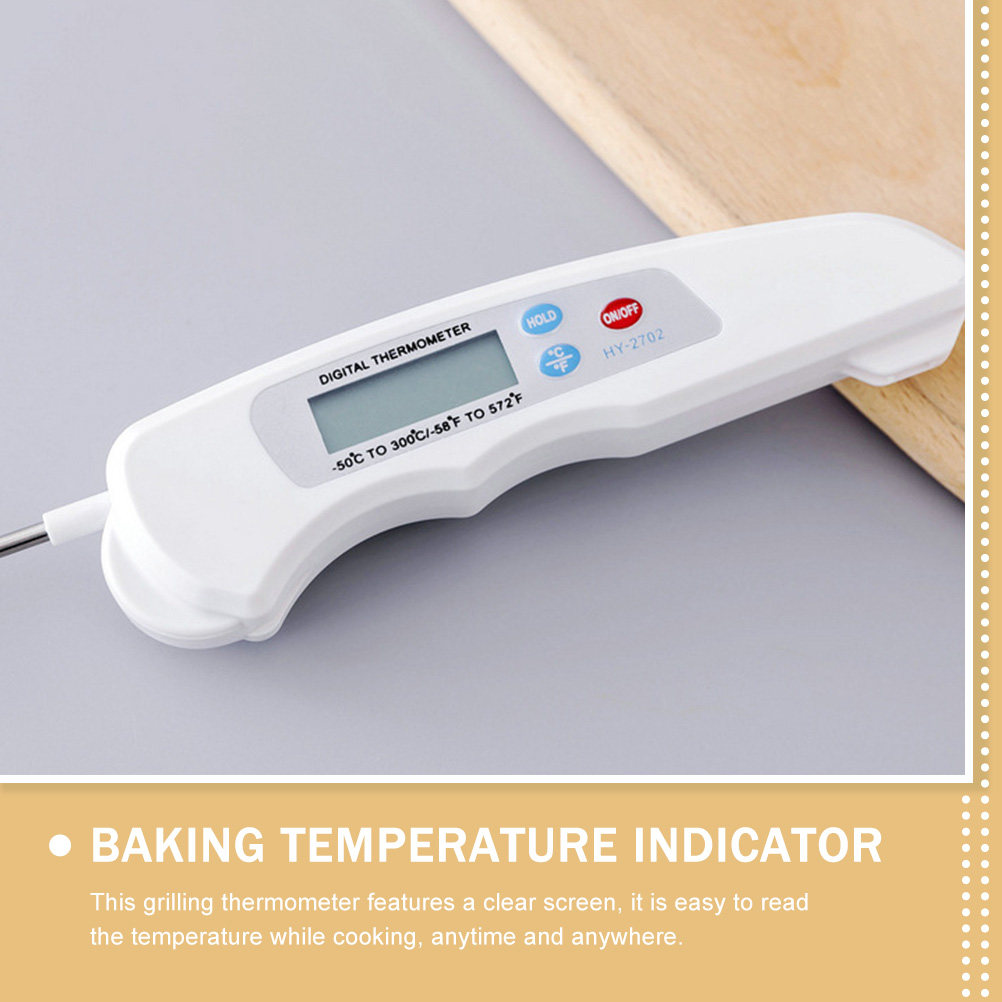 Folding Food Thermometer Stain - Kitchen Baking Cooking reseña y precio