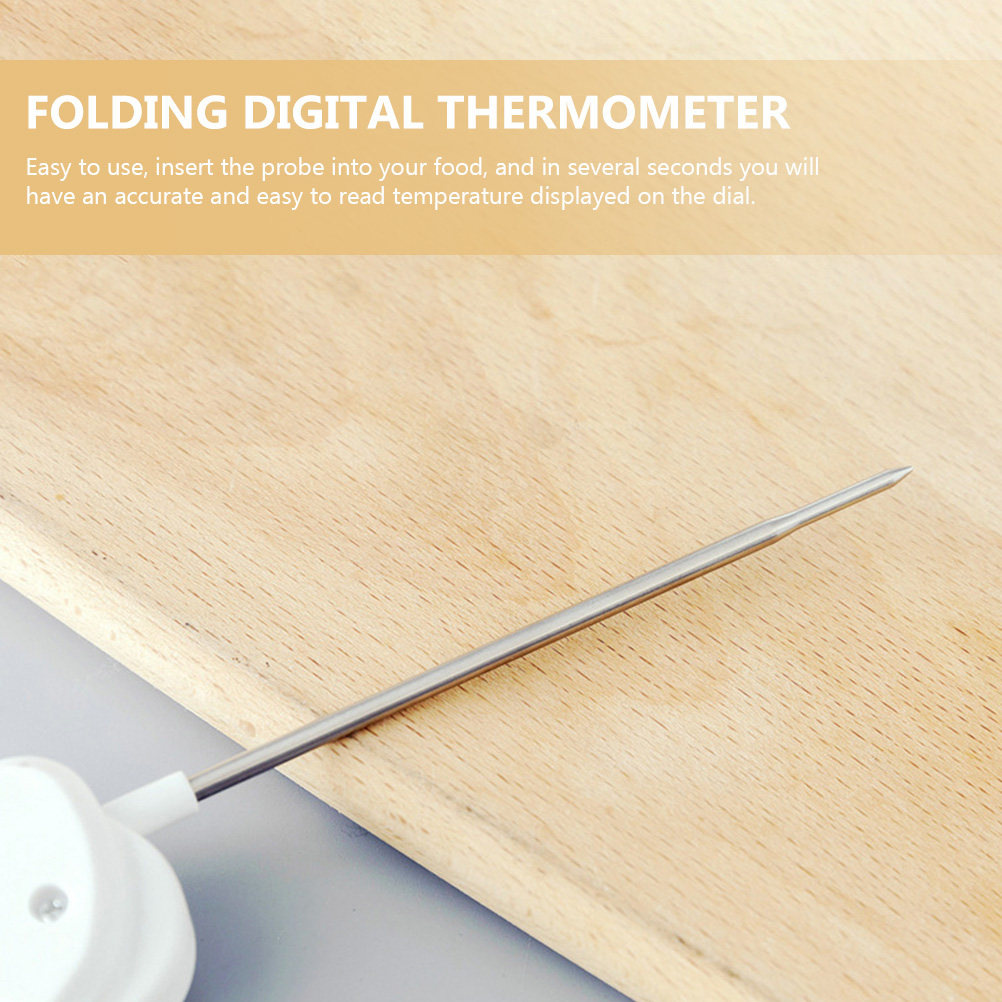 Folding Food Thermometer Stain - Kitchen Baking Cooking reseña y precio