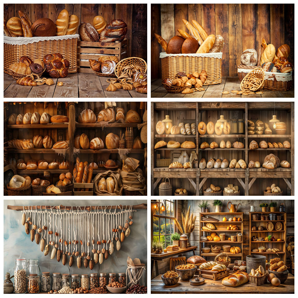Cooking Bread Backdrop for Pho - Kitchen Baking Background reseña y precio