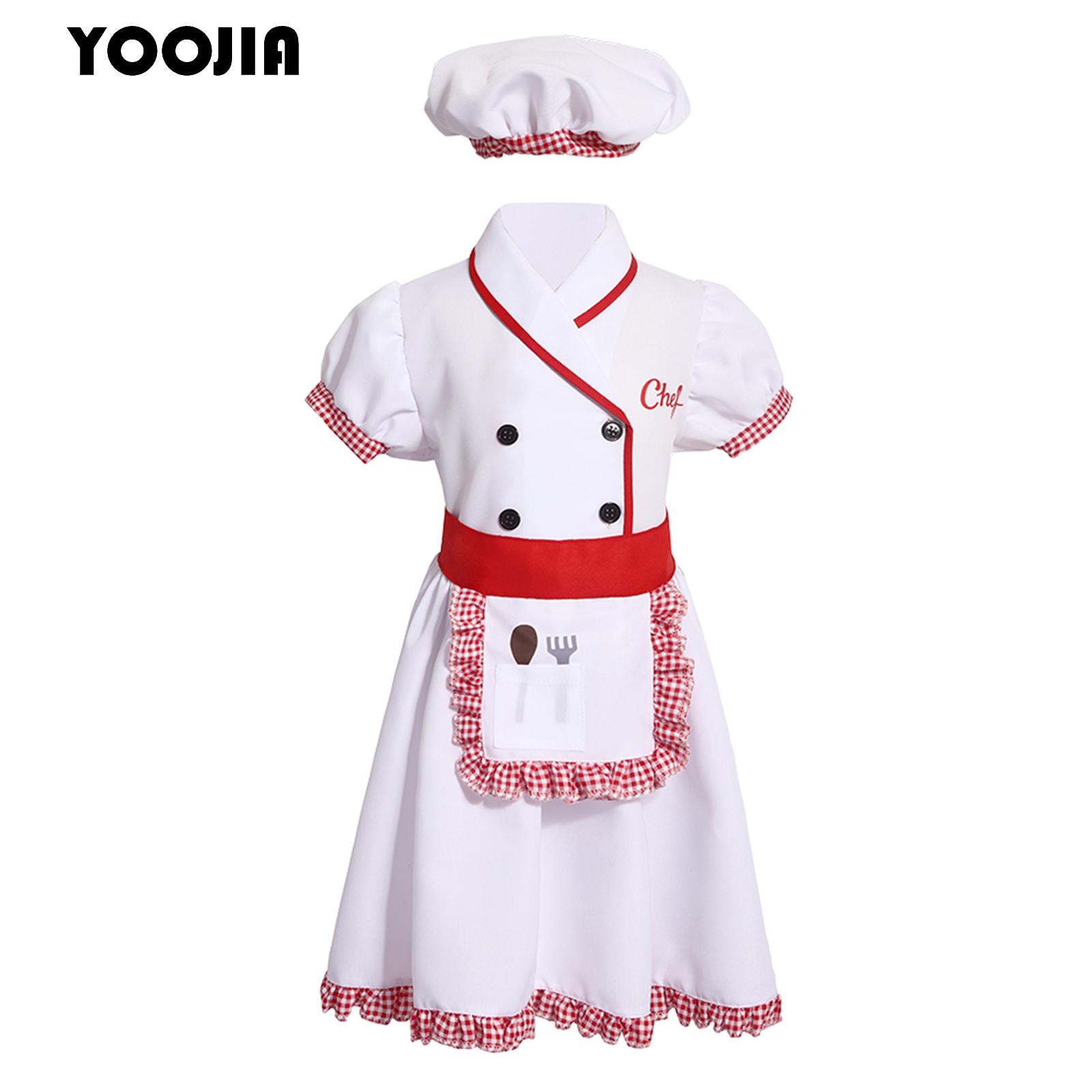 Boys Girl Chef Uniforms Apron  - Cooking Chef Xl reseña y precio