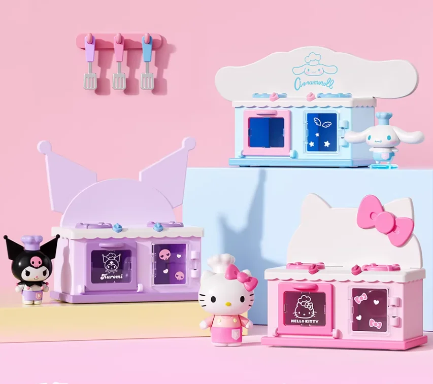 Sanrio Hello Kitty Kuromi Kitc - Miniature Baking Kitchen reseña y precio
