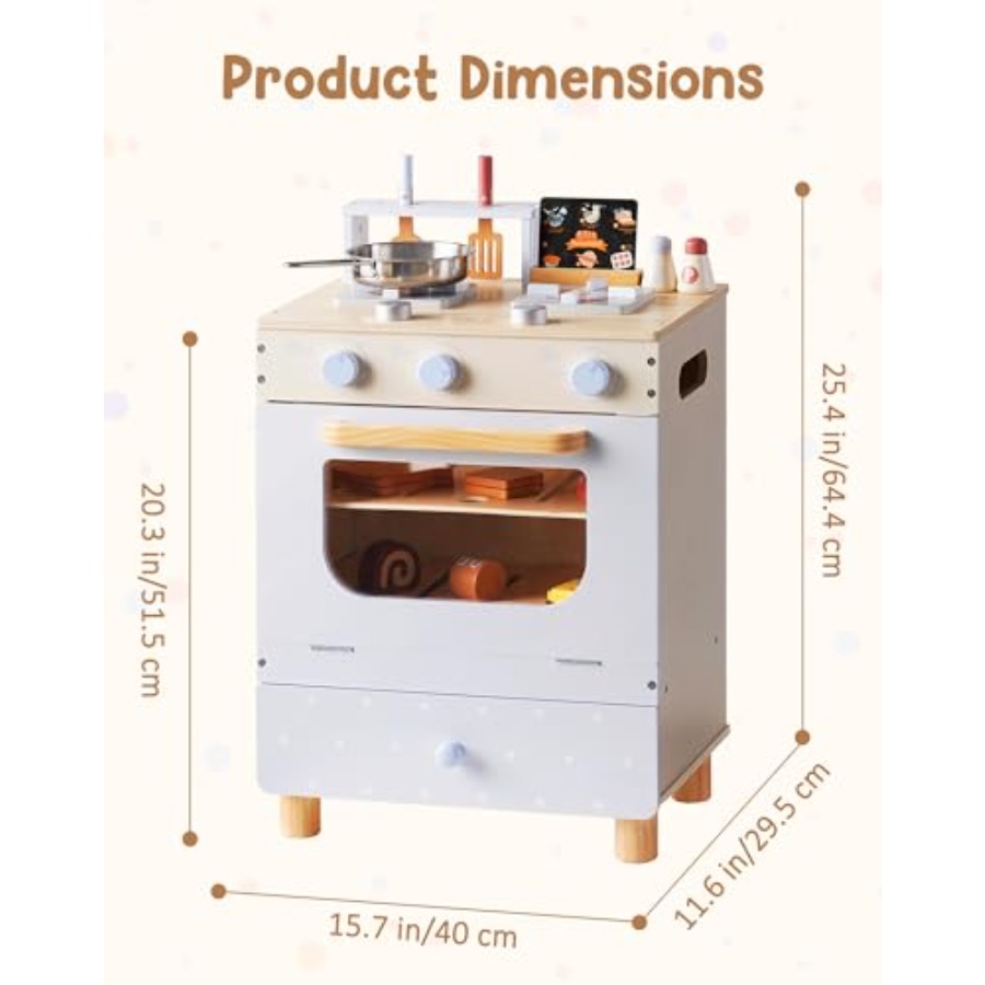 ' pretend play kitchen set: wo - Kitchen Baking Drawer reseña y precio