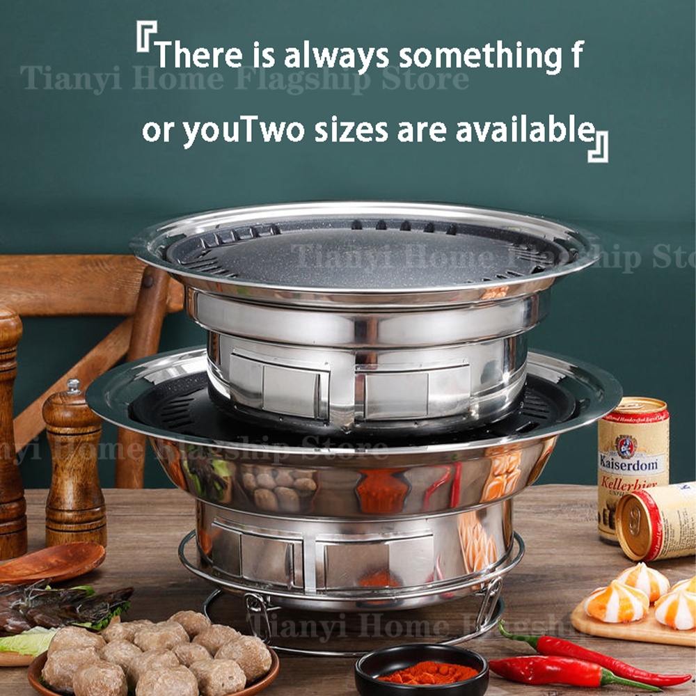 Stainless Steel Charcoal Grill - Kitchen Baking Tray Rack reseña y precio