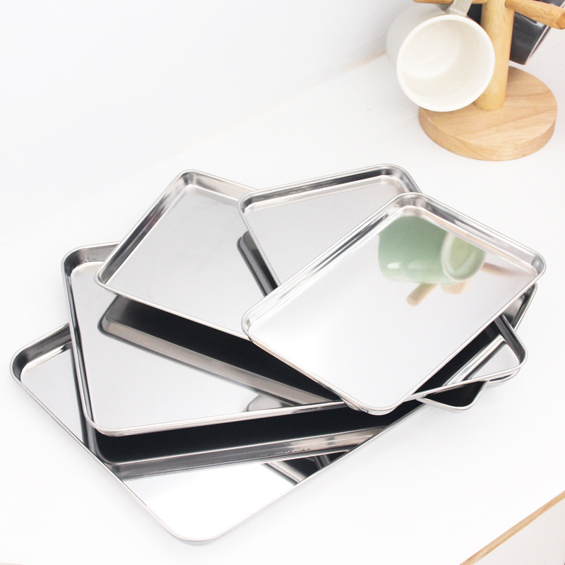 Stainless Steel Rectangle Food - Kitchen Baking Dishes reseña y precio