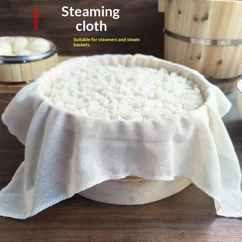 3Pcs Round Pure Cotton Steamer - Kitchen Baking Mat reseña y precio