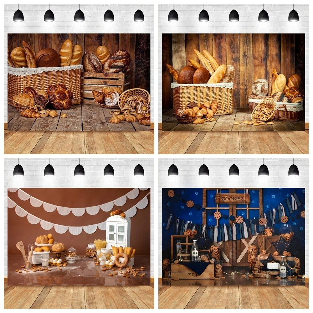 Wooden Planks Backdrop Baking  - Kitchen Baking Background reseña y precio
