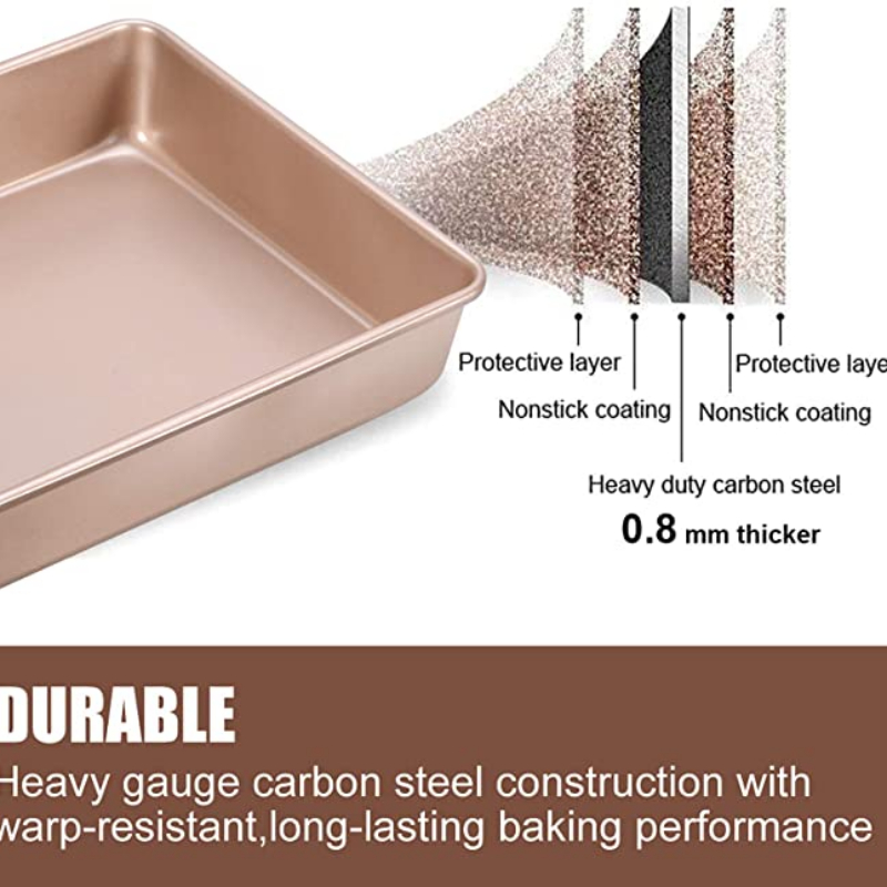 Thicken Carbon Steel Golden Ba - Springform Pan Set reseña y precio