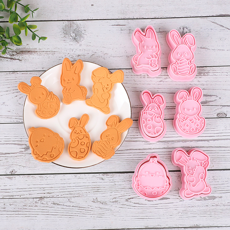 6pcs/Set Easter Bunny Cookie C - Baking Kitchen Set reseña y precio