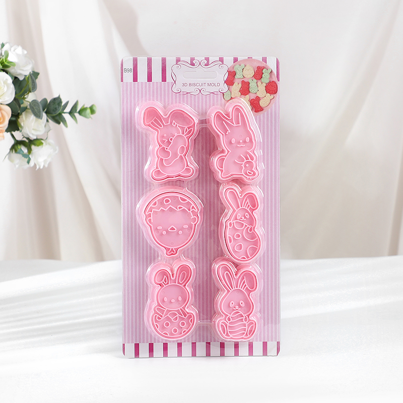 6pcs/Set Easter Bunny Cookie C - Baking Kitchen Set reseña y precio