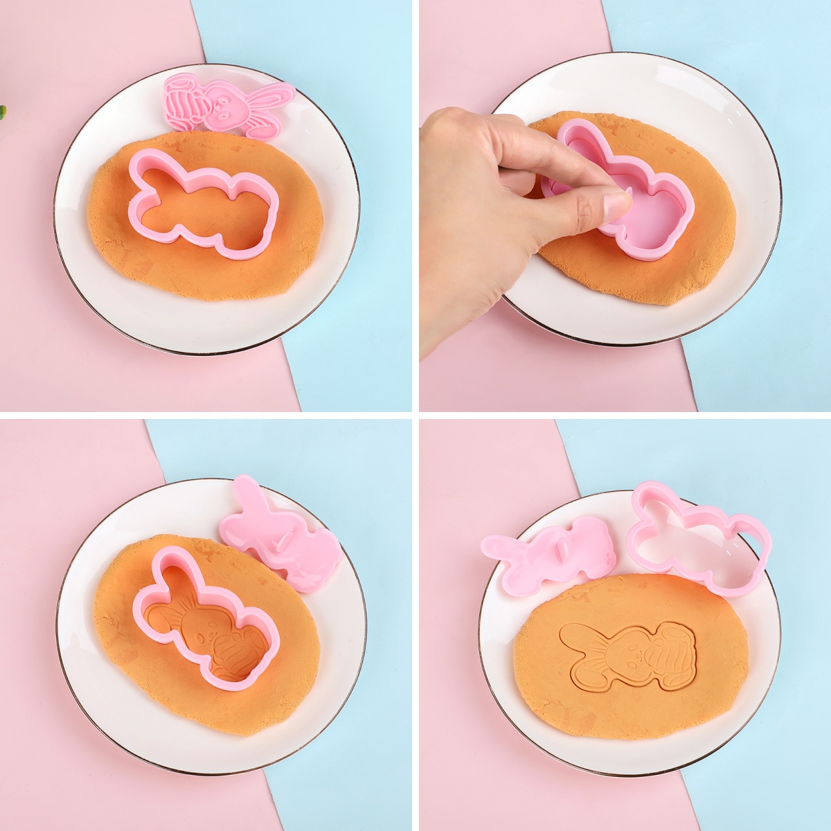6pcs/Set Easter Bunny Cookie C - Baking Kitchen Set reseña y precio