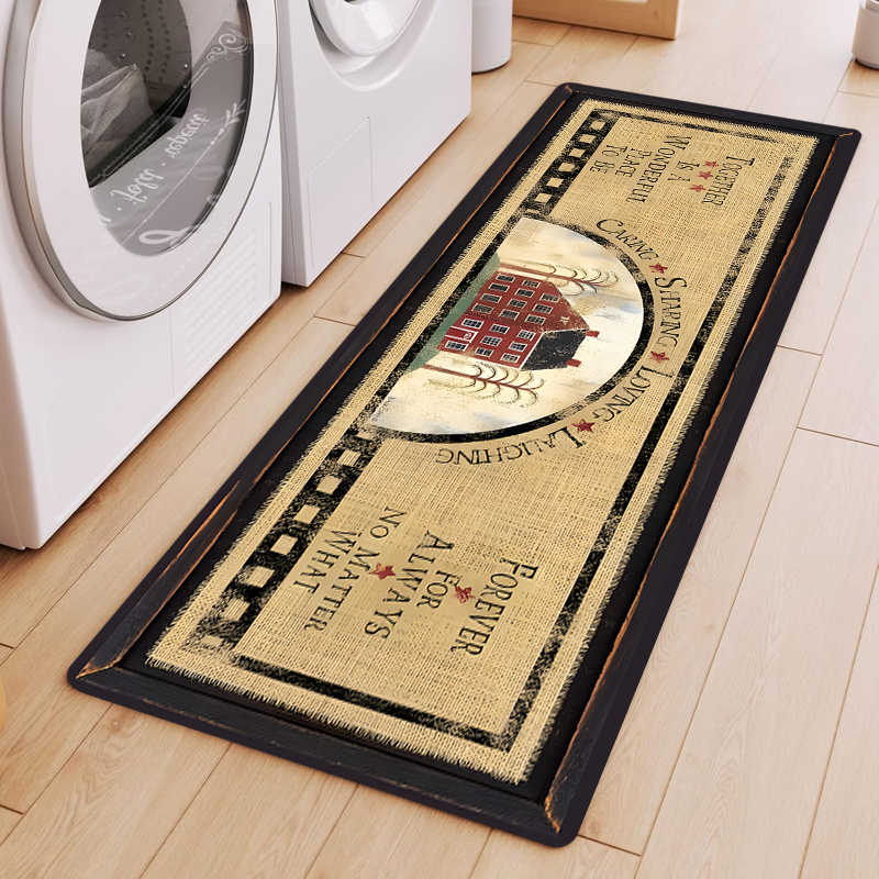 Red Check Border Cartoon Bakin - Kitchen Living Baking Mats reseña y precio