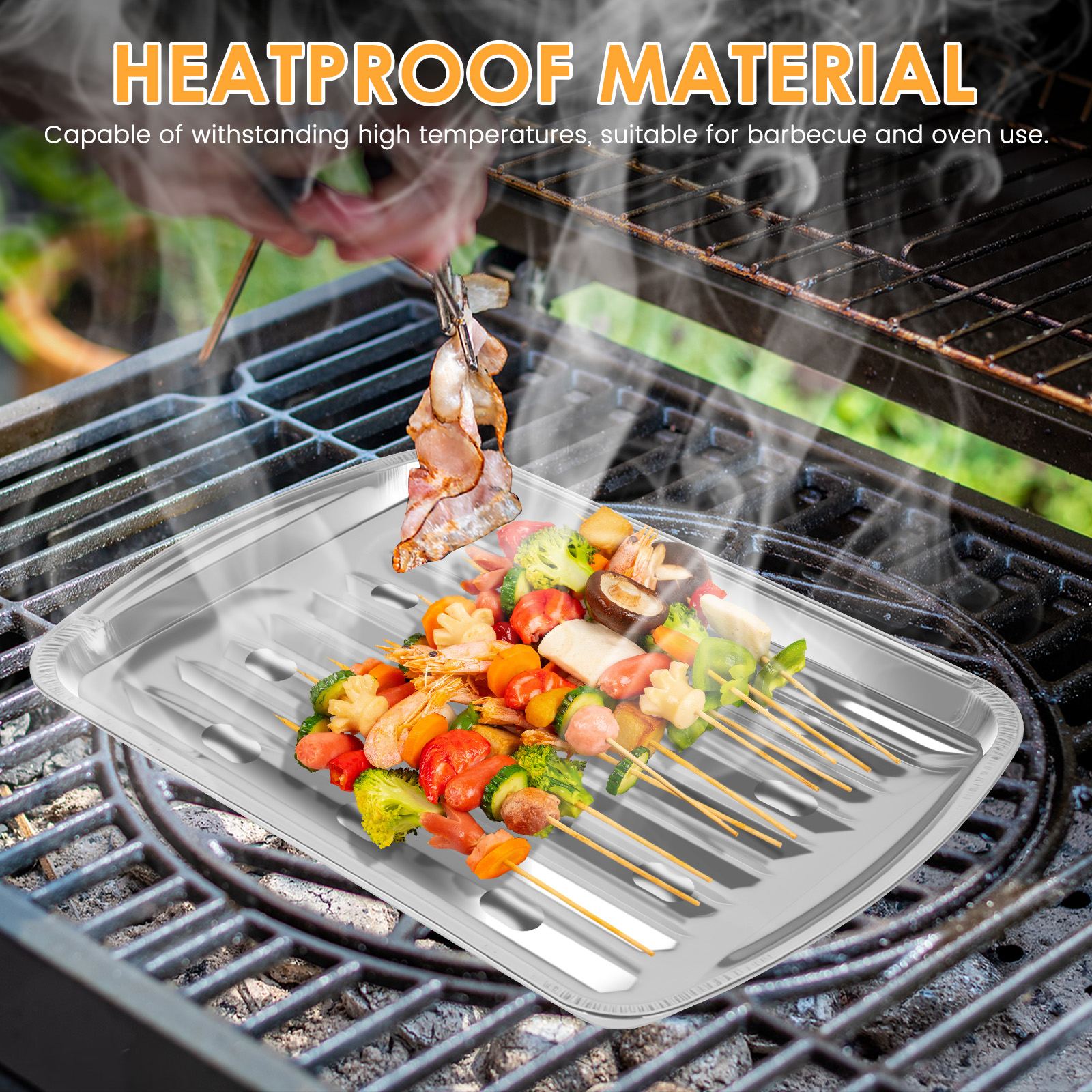 Aluminum Foil Trays Non-Stick  - Kitchen Baking Tray reseña y precio