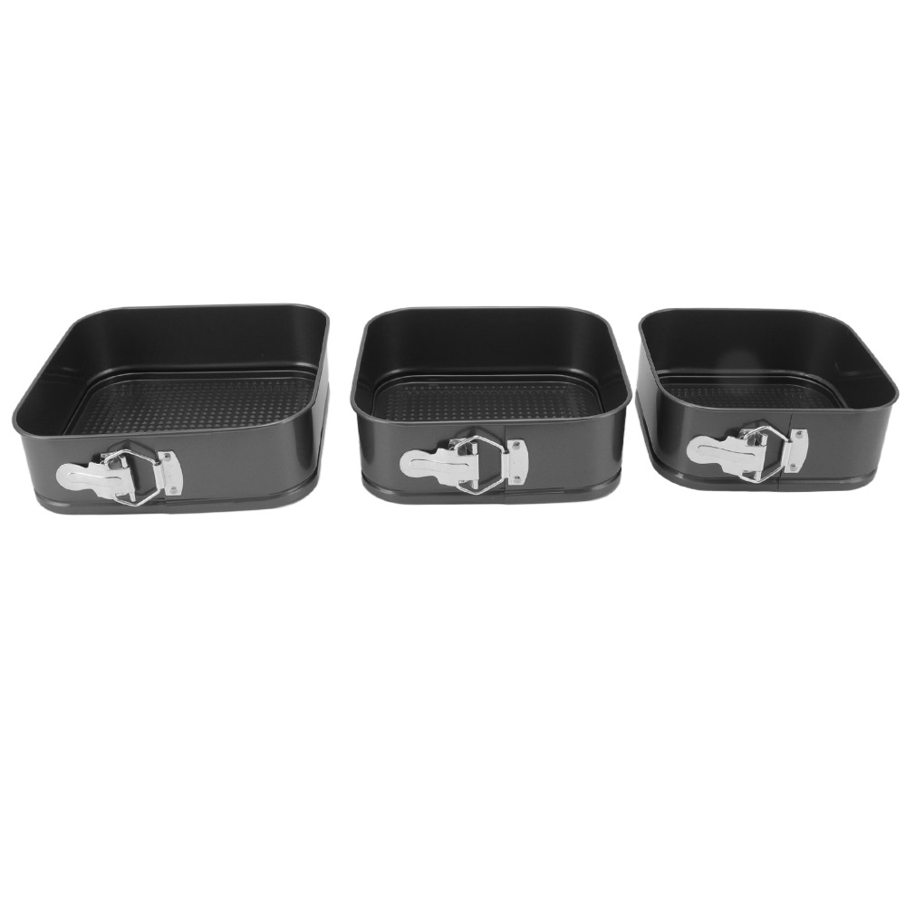 3pcs Carbon Steel Springform C - Springform Pan Set reseña y precio