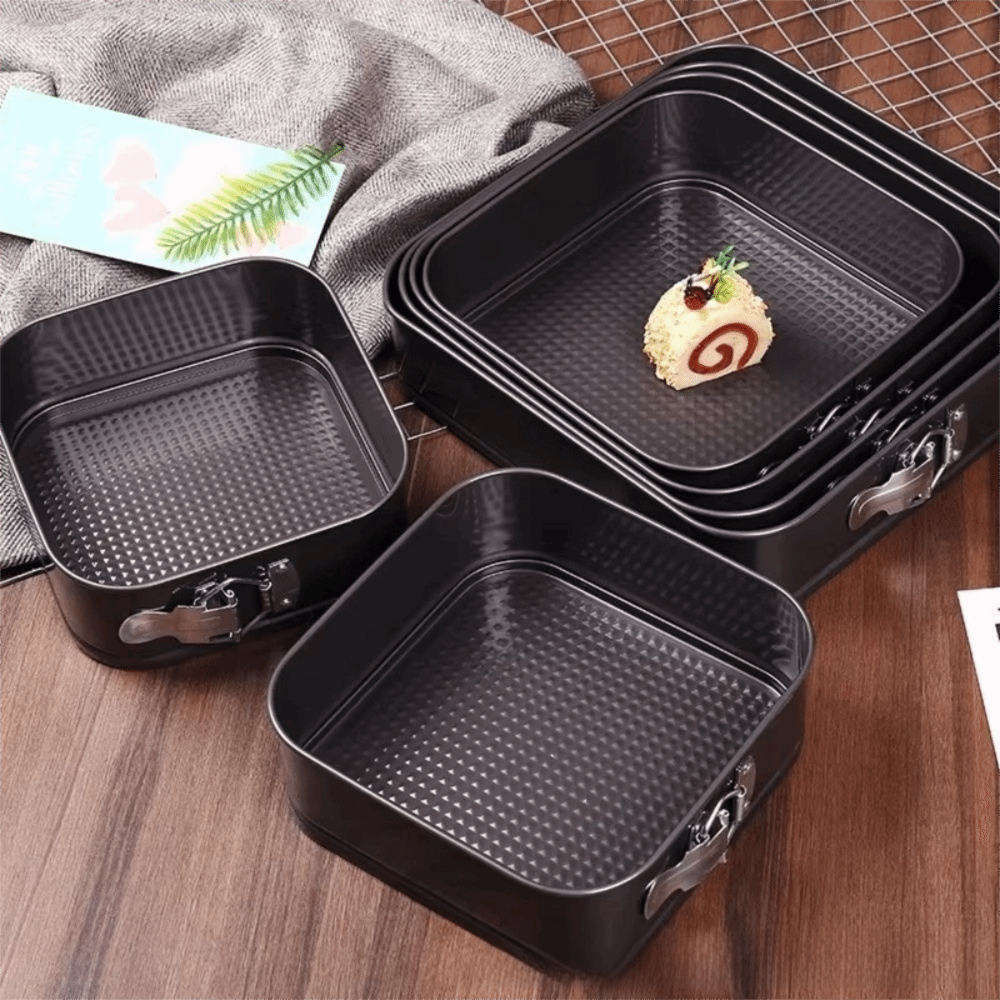 3pcs Carbon Steel Springform C - Springform Pan Set reseña y precio