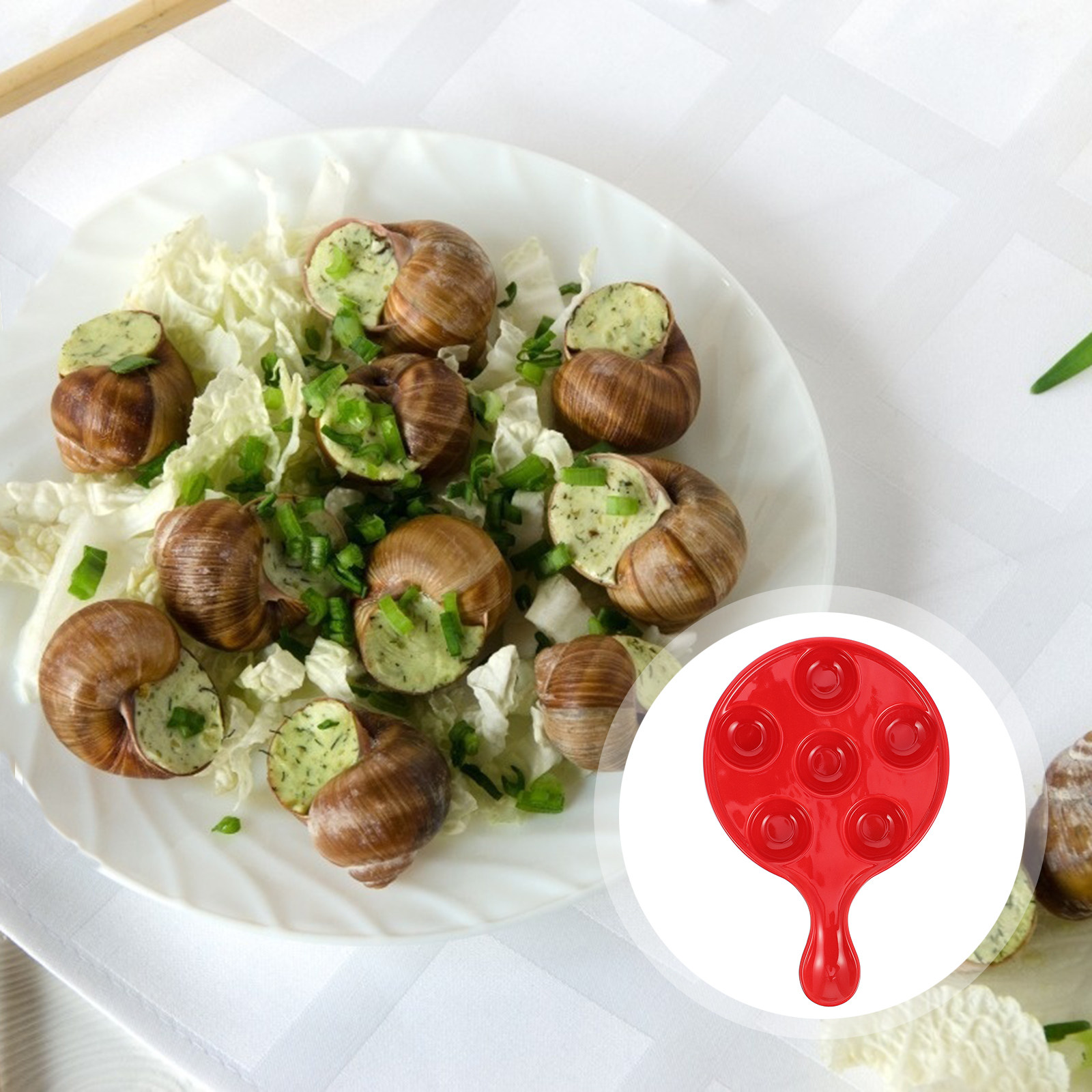6-Hole Escargot Baking Plate C - Kitchen Baking Dishes reseña y precio