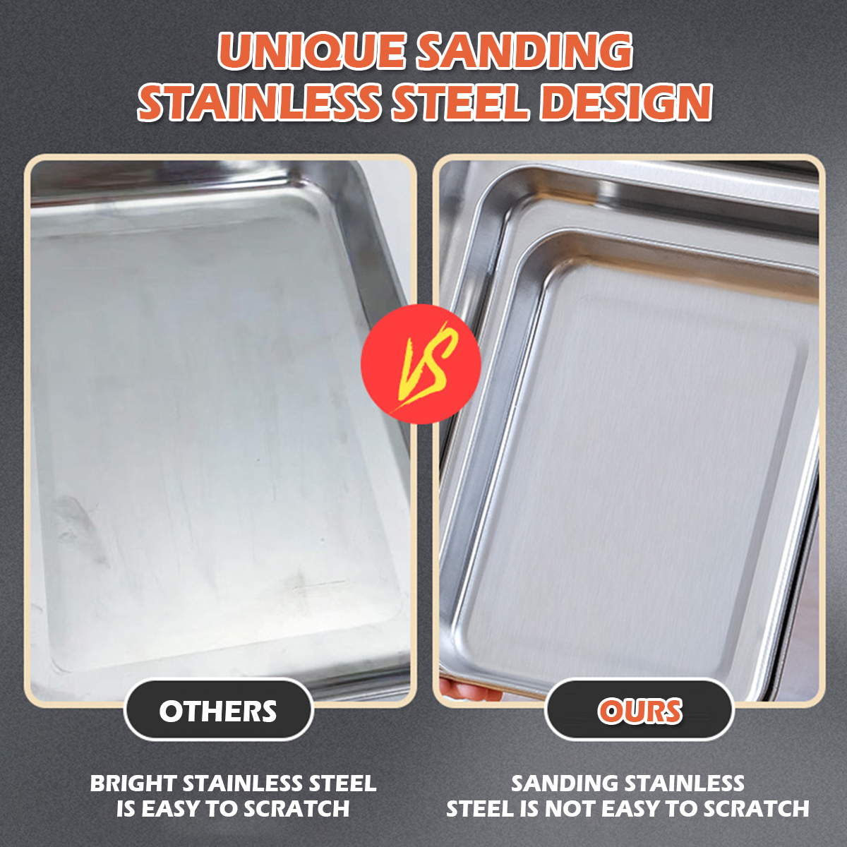 Stainless Steel Baking Tray wi - Kitchen Baking Tray Rack reseña y precio