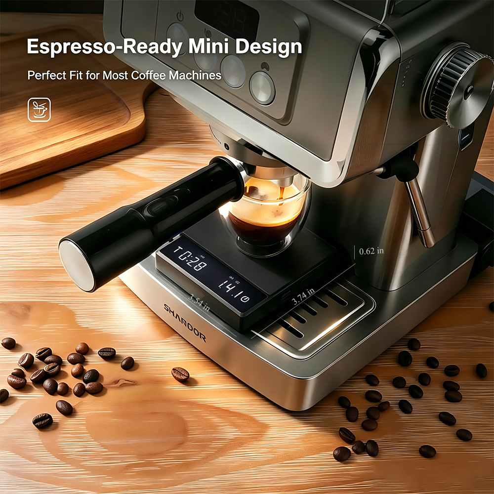 Mini Digital Coffee Scale with - Miniature Baking Kitchen reseña y precio