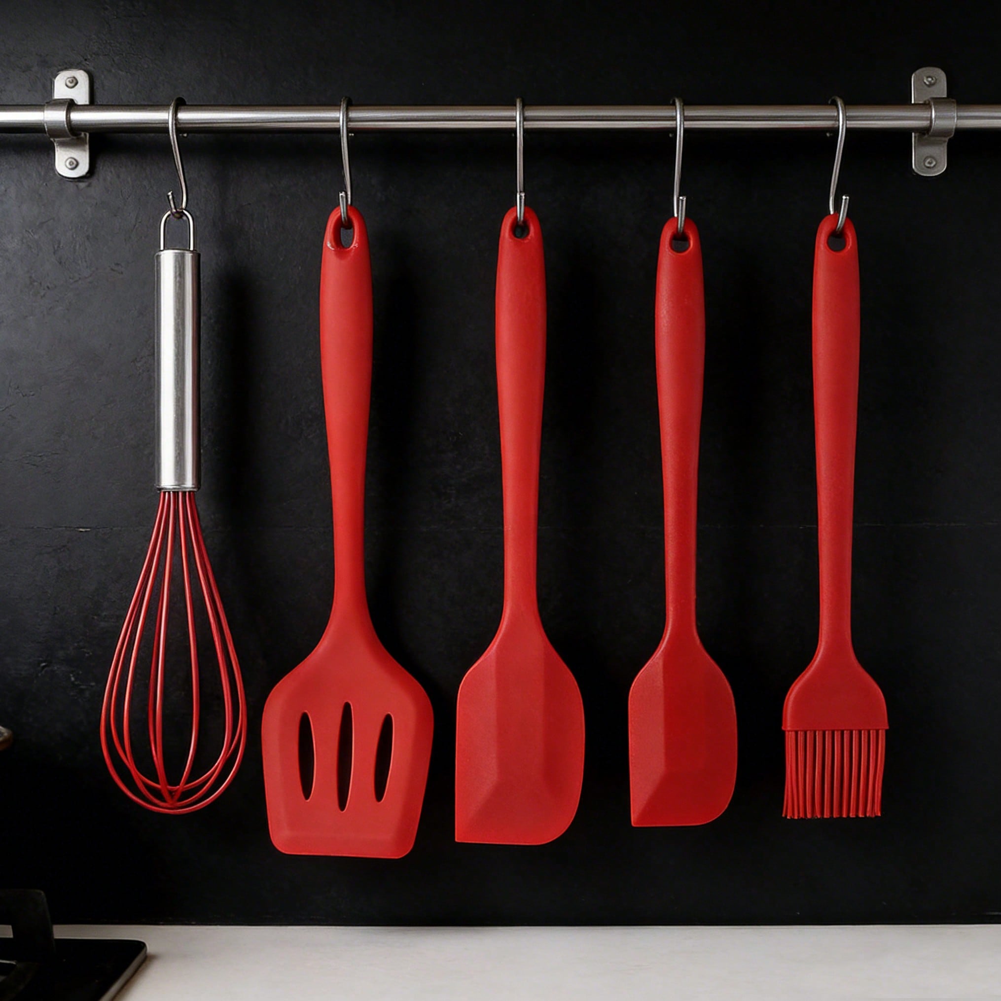 Silicone Cooking Utensils Set, - Baking Kitchen Set reseña y precio