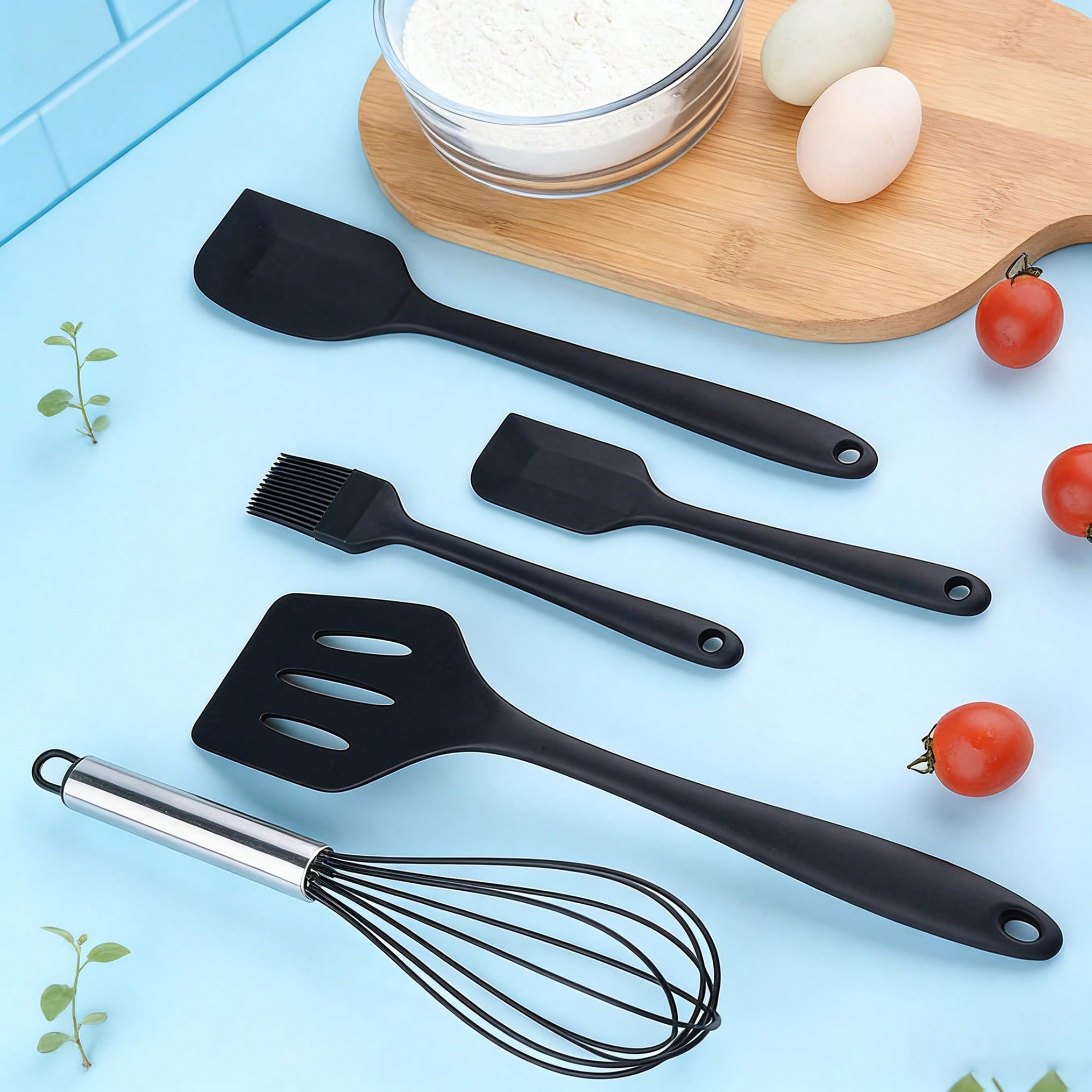 Silicone Cooking Utensils Set, - Baking Kitchen Set reseña y precio