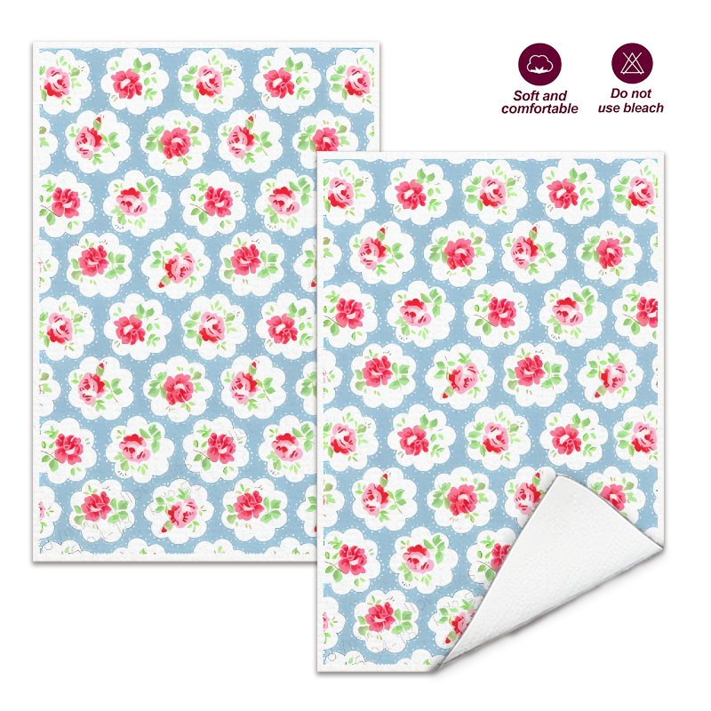 2Pcs, Blue Background with Pin - Kitchen Baking Background reseña y precio