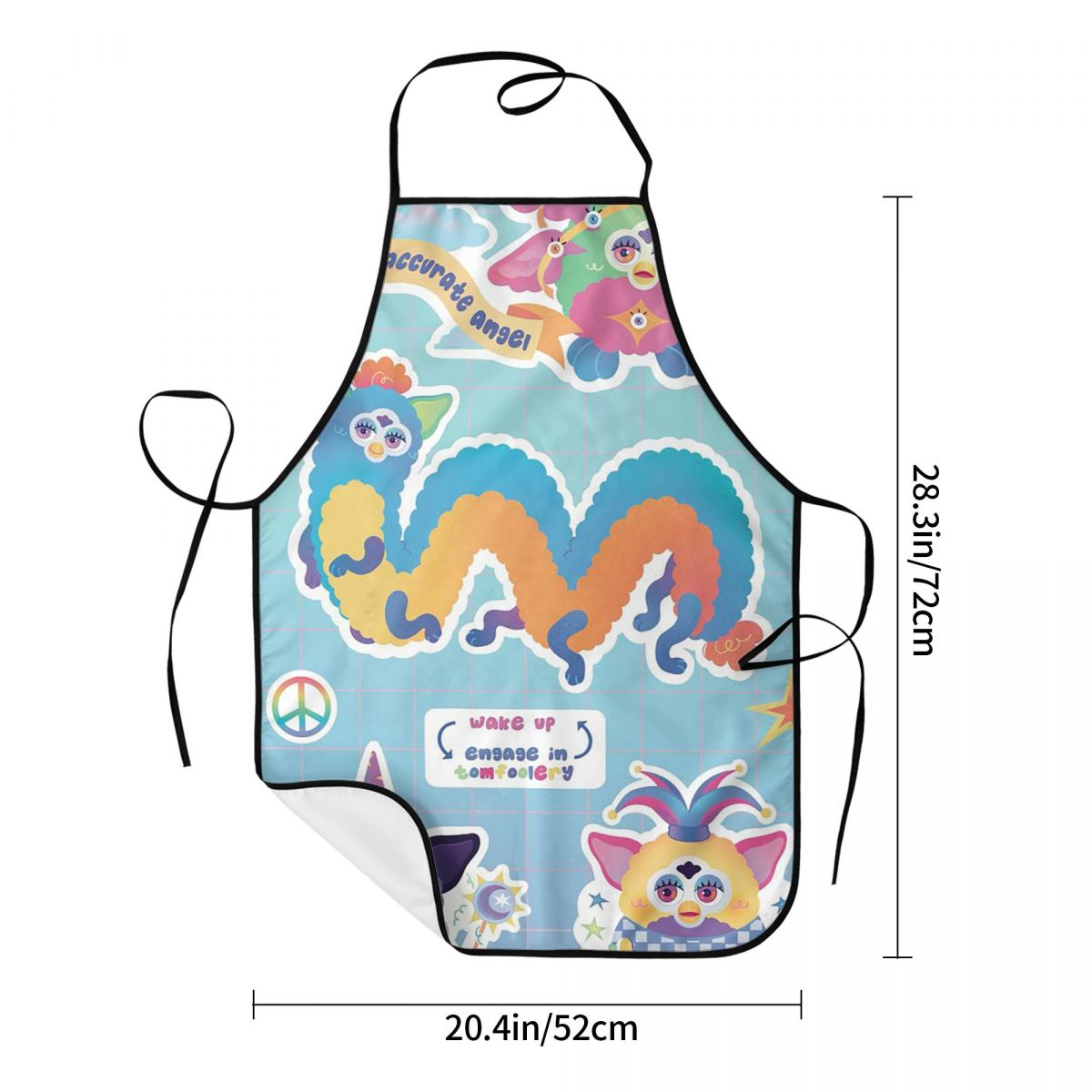 Nightmare Furby Cartoon Aprons - Kitchen Nightmares Baking reseña y precio