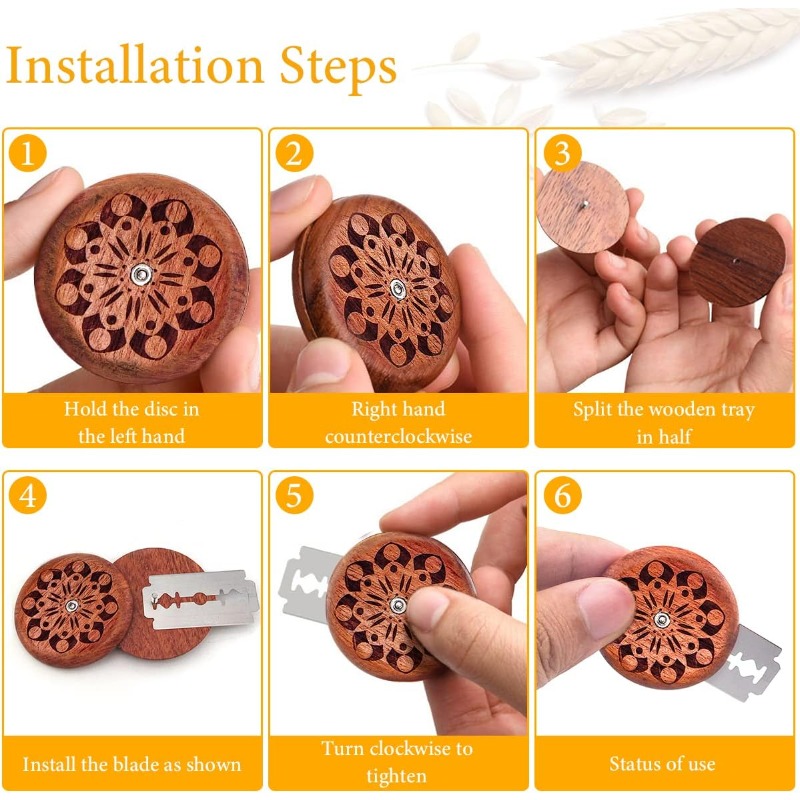 Bread Bakery Lame Tools Wooden - Dough Scraper Curved reseña y precio