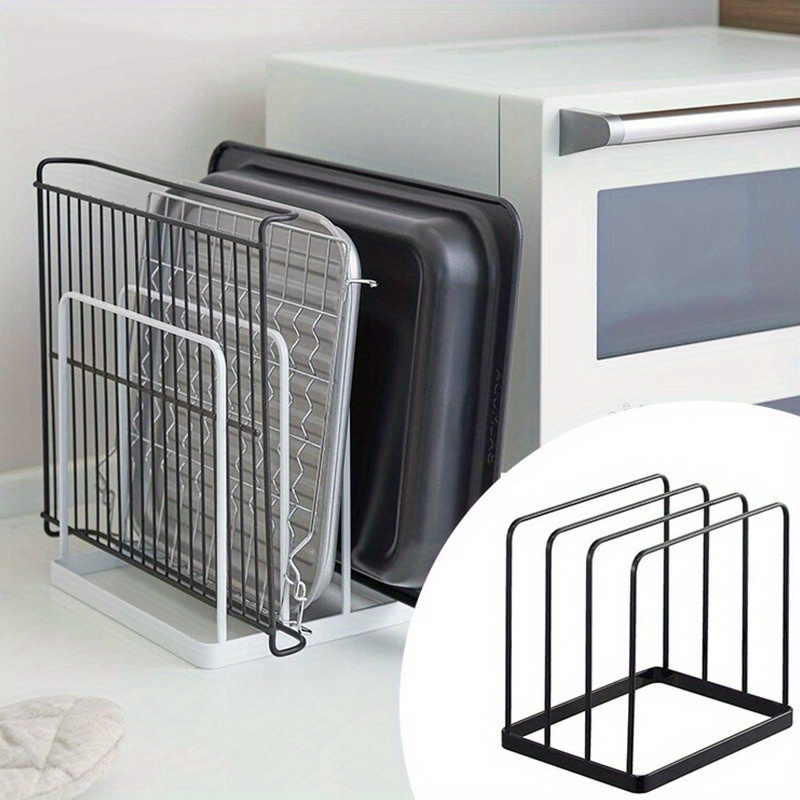 Vertical Cutting Board Rack Fo - Kitchen Baking Tray Rack reseña y precio