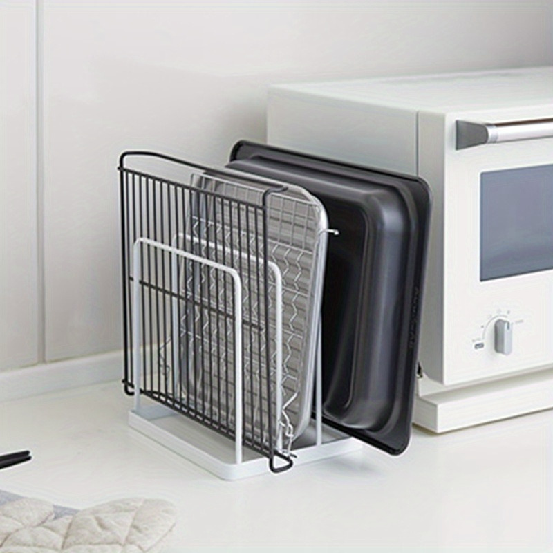 Vertical Cutting Board Rack Fo - Kitchen Baking Tray Rack reseña y precio
