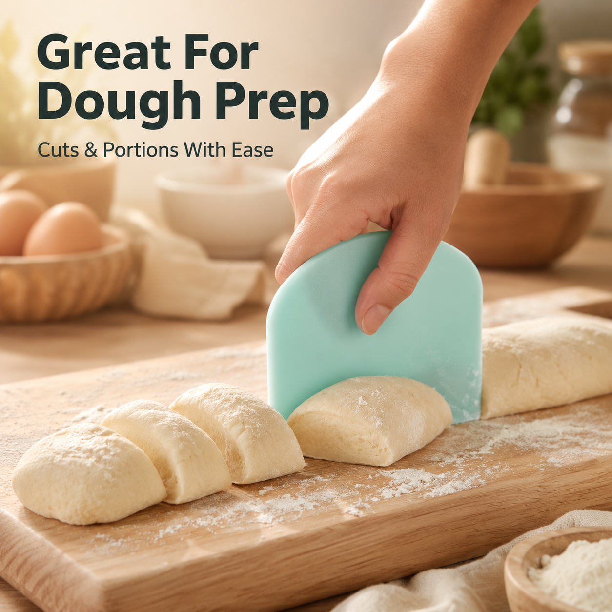 Flexible PE Dough Scraper, Bak - Dough Scraper Curved reseña y precio