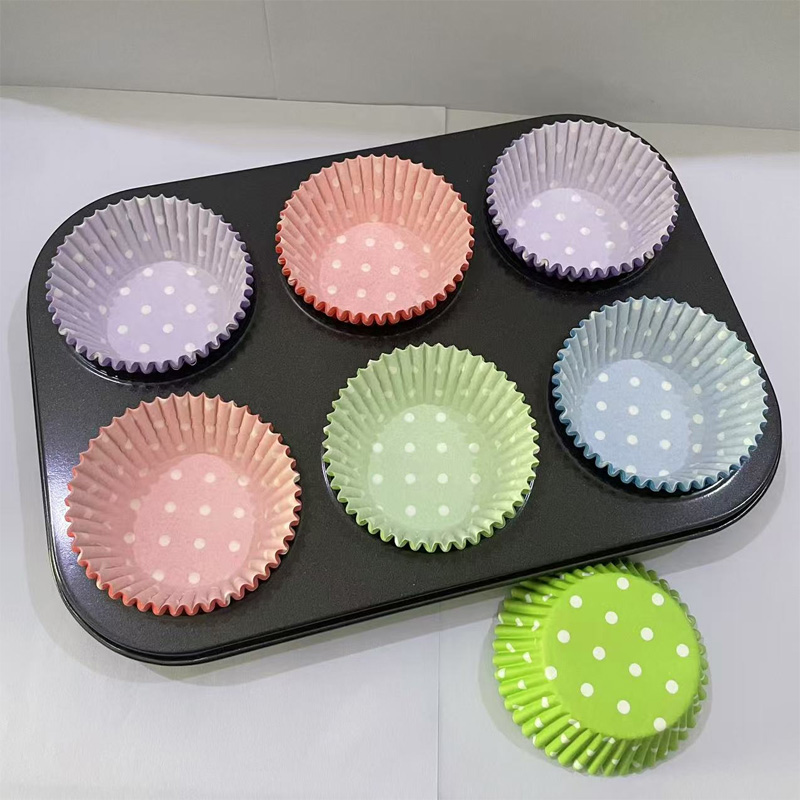 100Pcs/200Pcs Polka Dot Cake P - Kitchen Paper For Baking reseña y precio