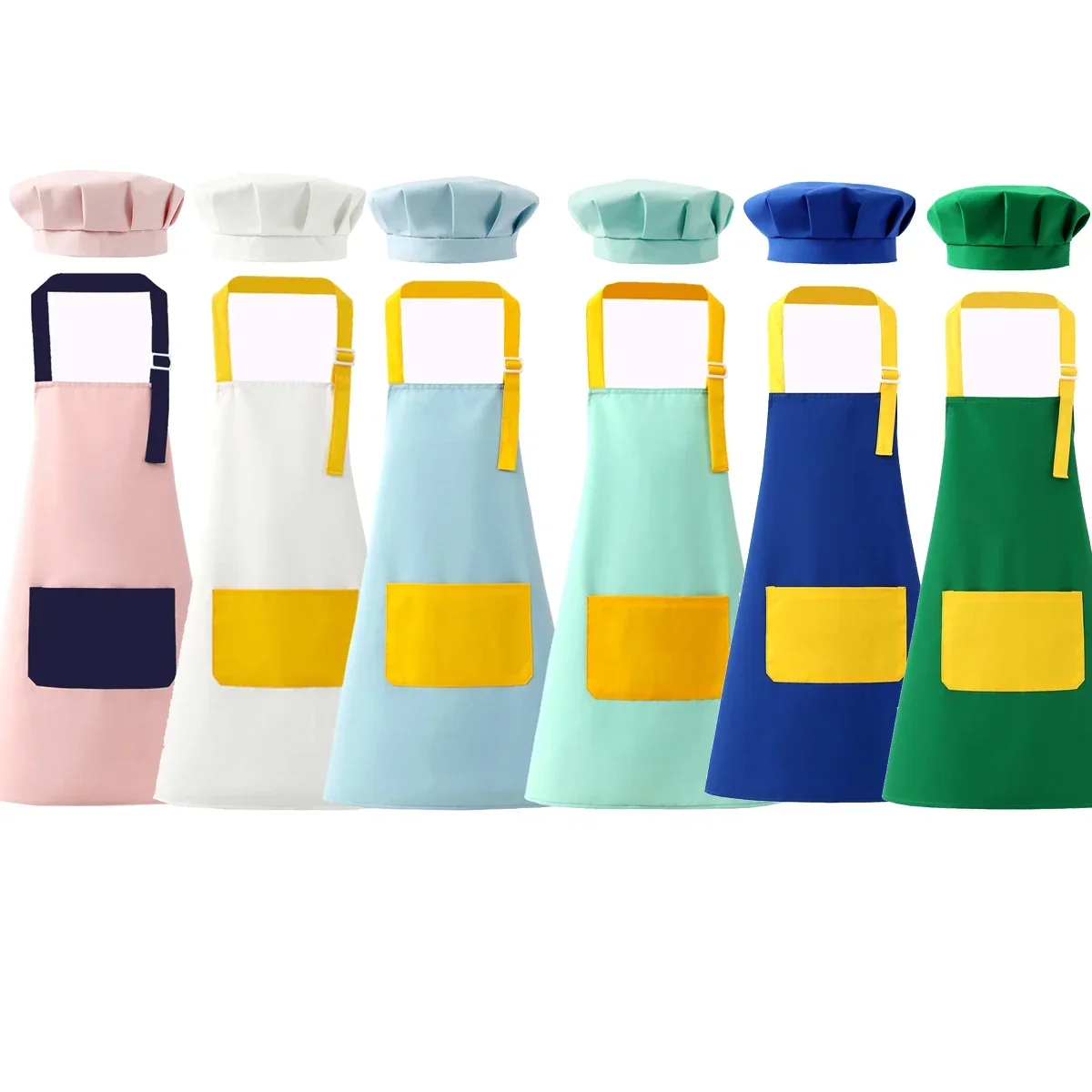 Kids Apron and Chef Hat Set Ad - Baking Kitchen For Kids reseña y precio