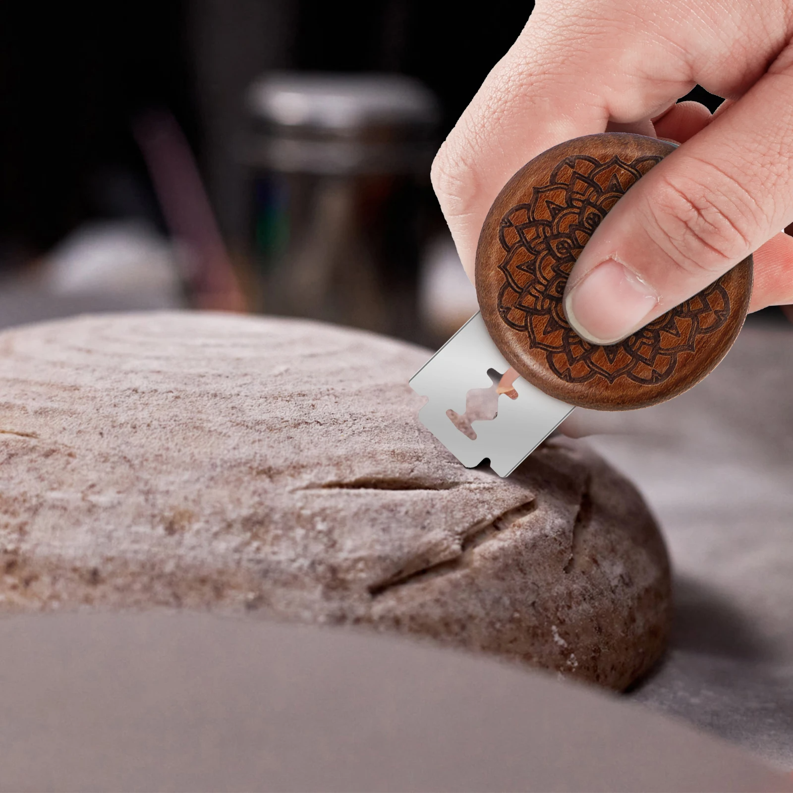 Bread Lame Dough Score Cutting - Dough Scraper Curved reseña y precio
